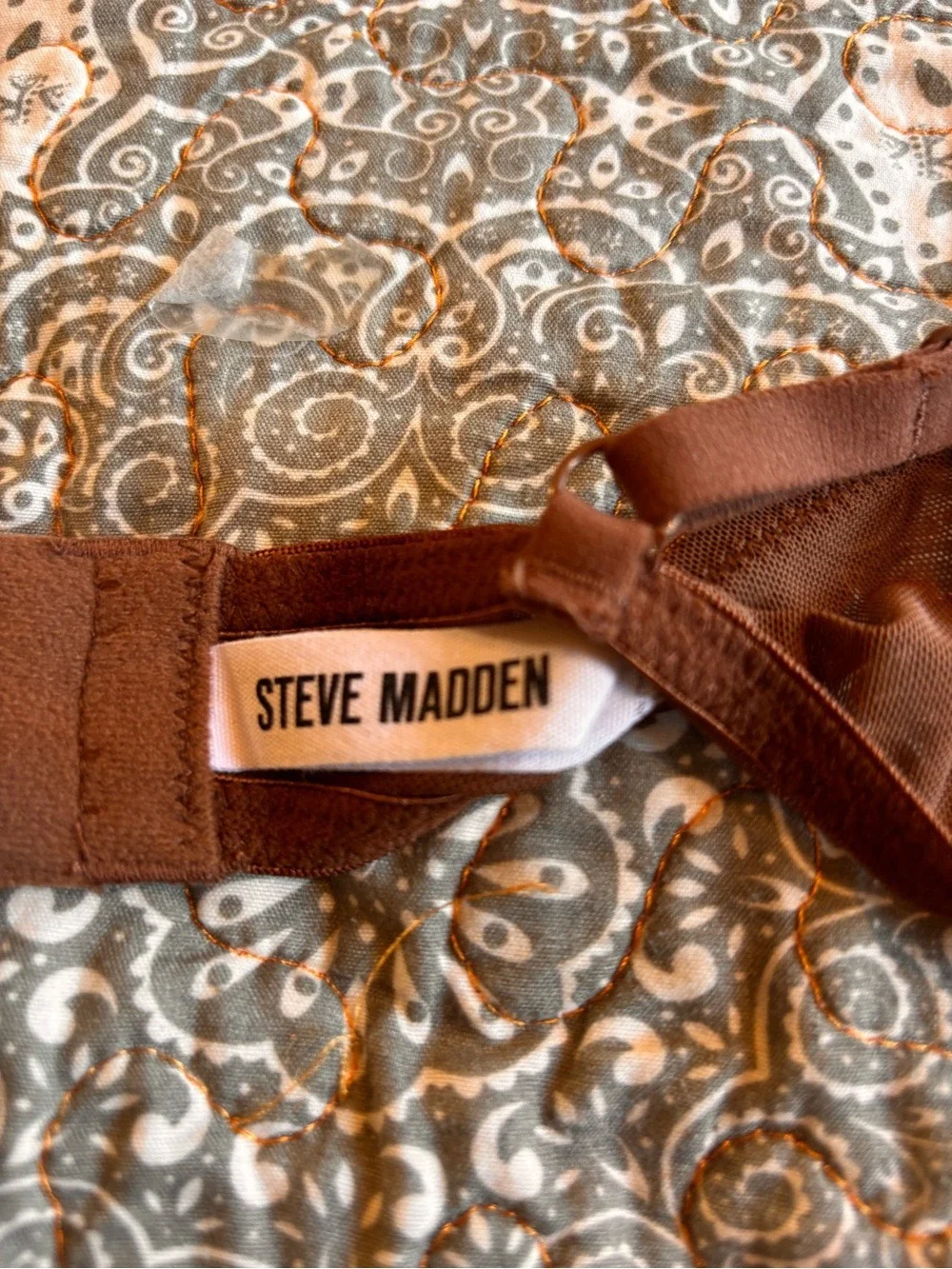 Steve Madden Brown Balcony Bra 34C